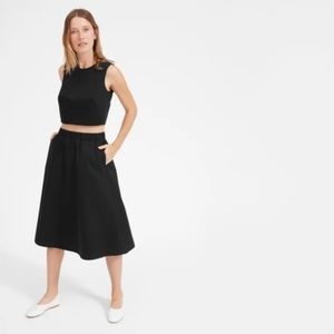 Everlane The Clean Cotton A-Line Skirt